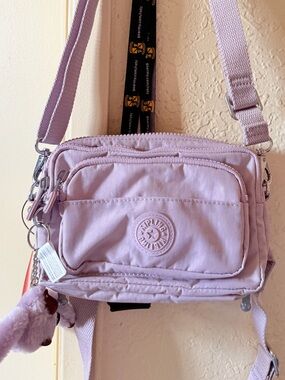 Kipling Lilac convertible crossbody and fanny pack